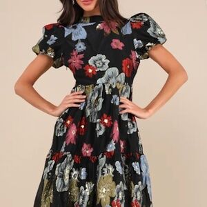 Sister Jane Puff Sleeve Maxi Dress